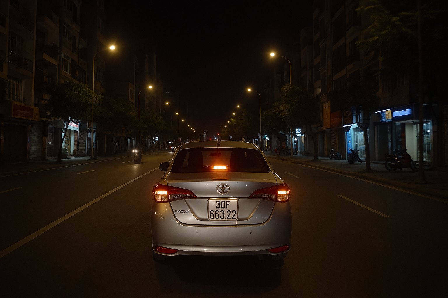 Minh hoạ chất lượng quay đêm camera hành trình