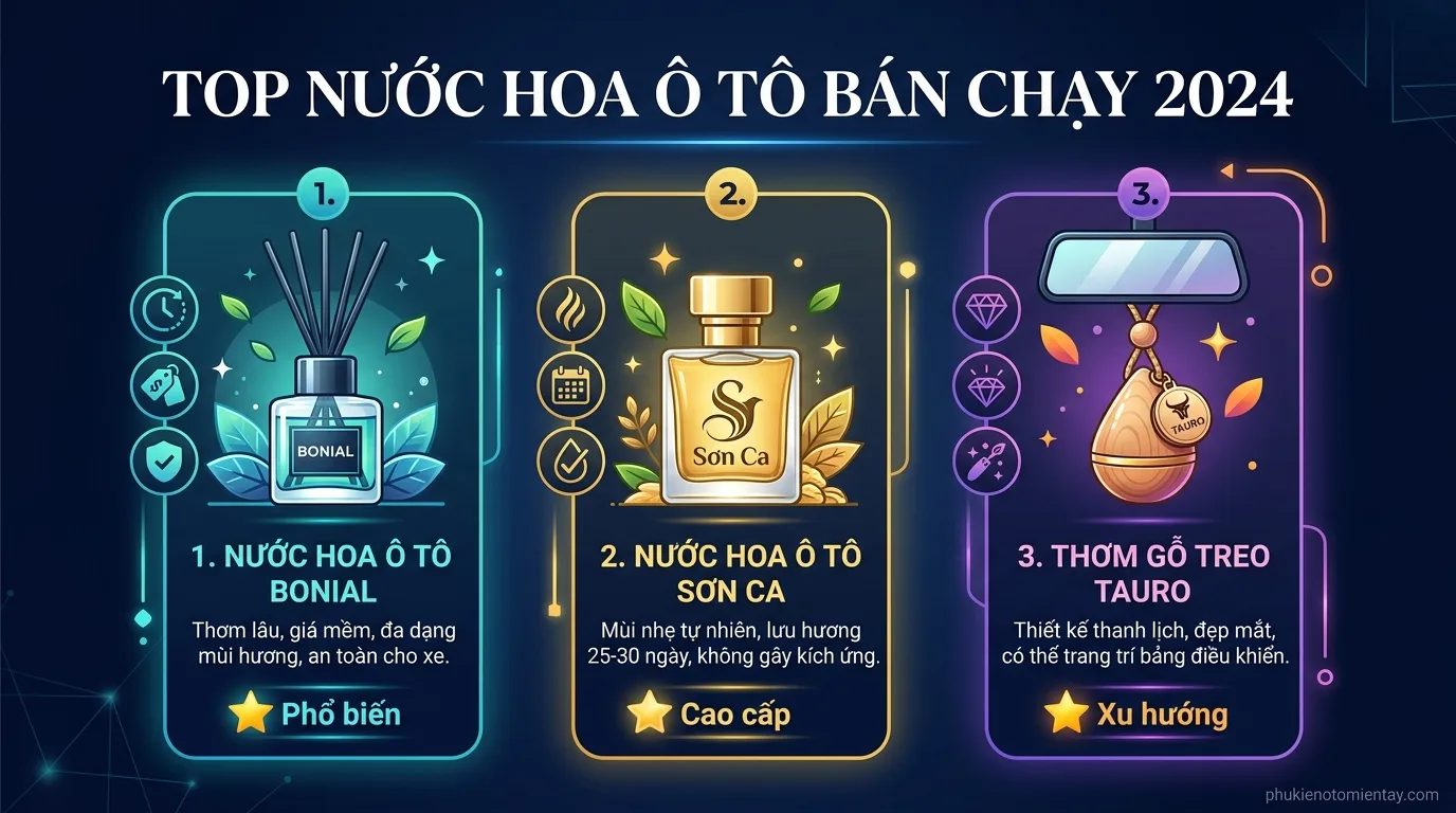 Infographic: nuoc hoa o to