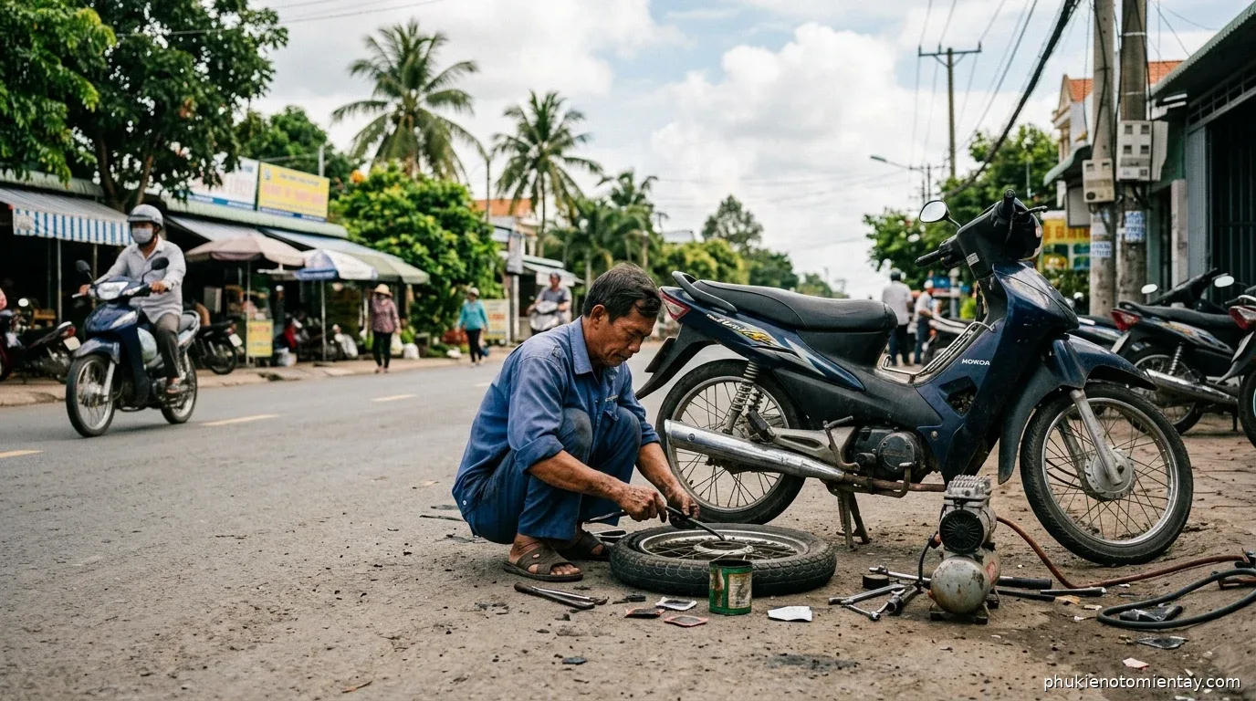 Hình ảnh minh họa: Cách Chọn Dịch Vụ Vá Xe Sóc Trăng Phù Hợp