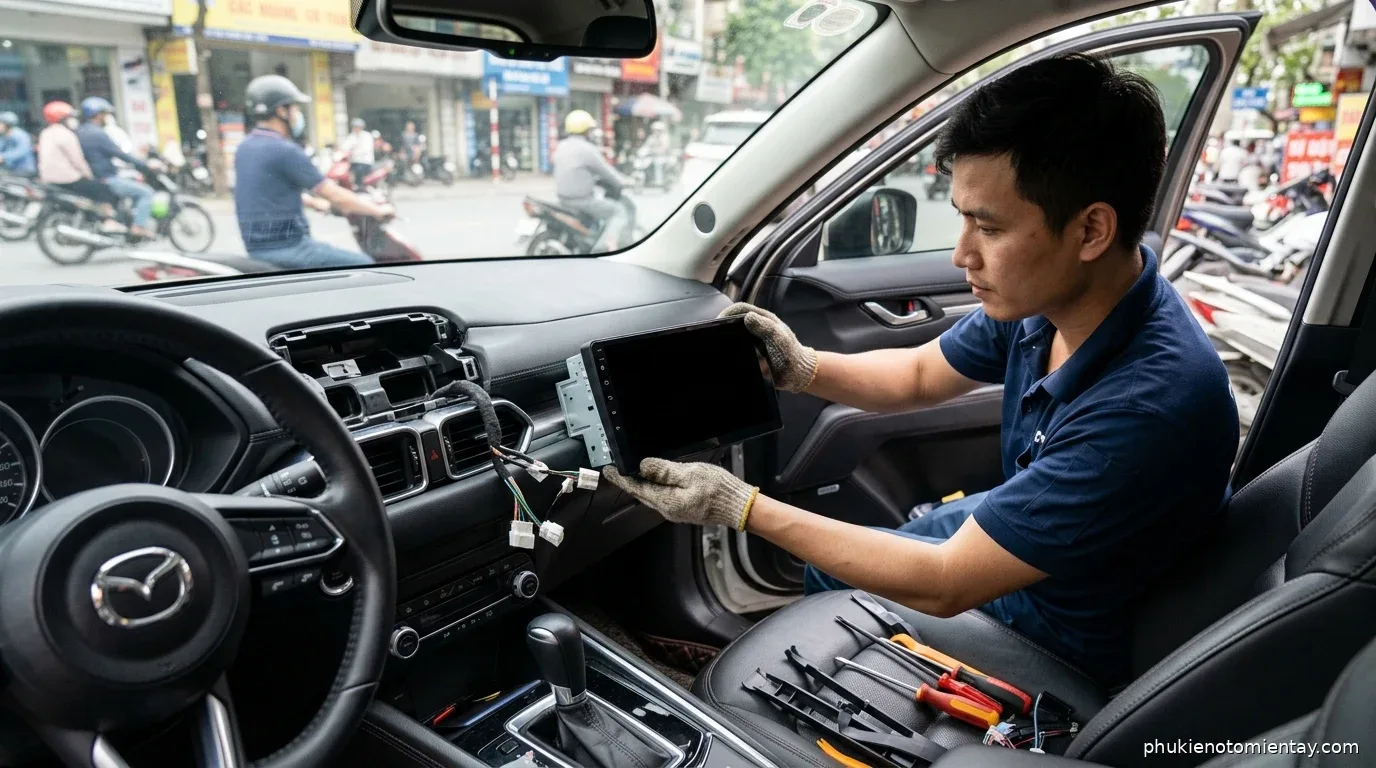 Hình ảnh minh họa: Top Địa Chỉ Lắp Đặt Màn Hình Android Ô Tô Chính Hãng 2026