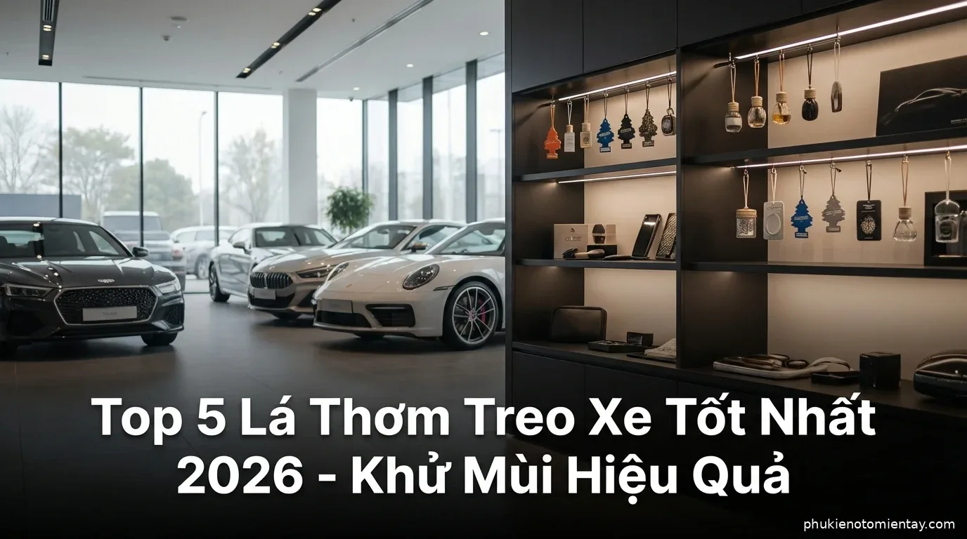 Top 5 Lá Thơm Treo Xe Ô Tô Tốt Nhất 2026 — Khử Mùi Hiệu Quả, Giá Hợp Lý