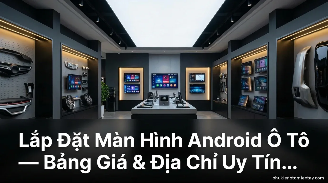 Lắp Đặt Màn Hình Android Ô Tô — Bảng Giá & Lưu Ý Quan Trọng 2026