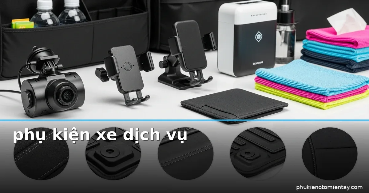 Hướng dẫn chọn phụ kiện cho xe dịch vụ để tối ưu chi phí