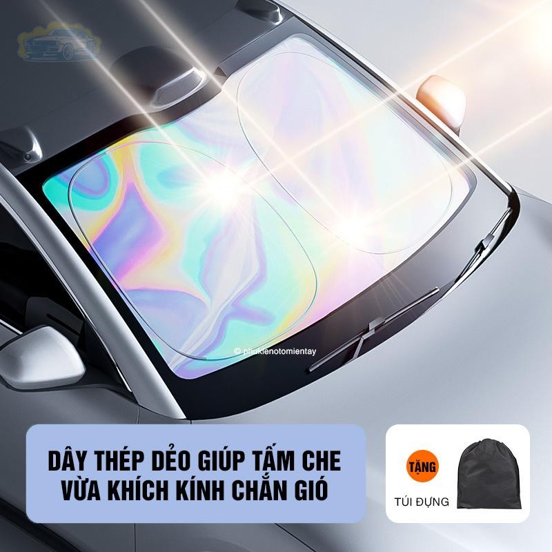 TẤM CHE NẮNG KÍNH CHẮN GIÓ Ô TÔ, TẤM PHẢN QUANG CHE NẮNG XE HƠI NHIỀU MÀU 2