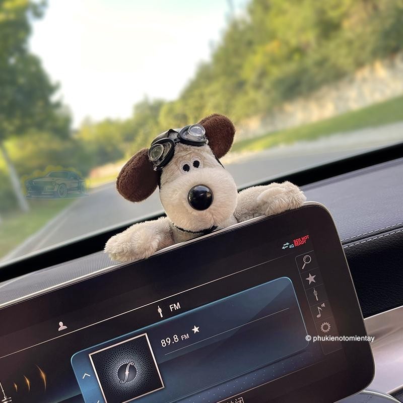 Trang Trí Ô tô Gấu Bông Hình Chú Chó Dễ Thương - Trang Trí Bàn Làm Việc, Gia Đình Nội Thất Xe Hơi 5