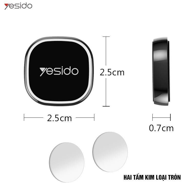 Giá Đỡ Điện Thoại Trên Ô Tô Mini Siêu Nhỏ Sử Dụng Nam Châm, Gắn Bàn Làm Việc Gia Đình YESIDO 5