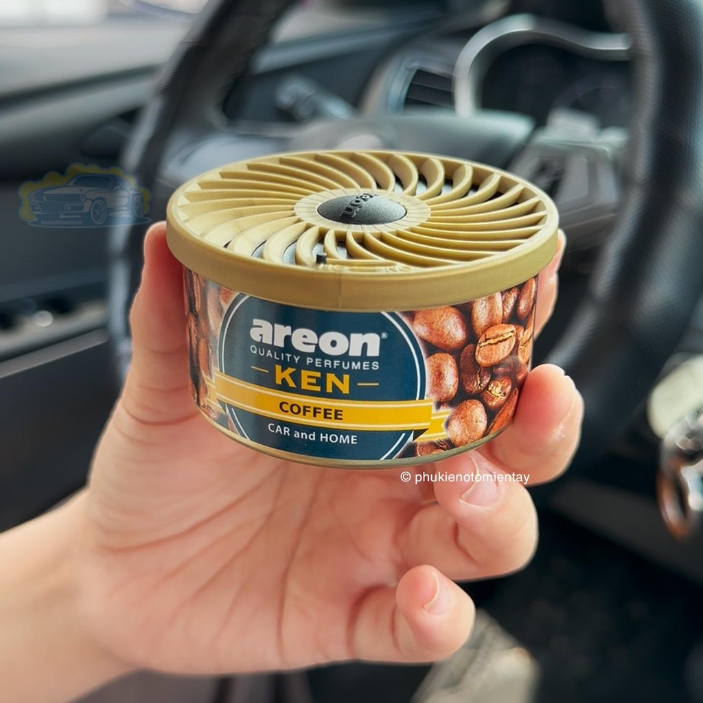Sáp Thơm Ô Tô Hương Cà Phê Chính Hãng Areon, Thơm Lâu, Khử Mùi Xe Hơi, Nước Hoa Ô Tô 3