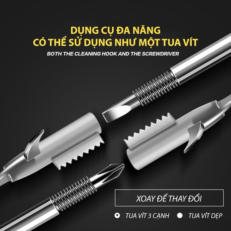 Dụng Cụ Lấy Đá Trên Lốp Xe Ô Tô Đa Năng, Kèm Tua Vít, Tiện Lợi Dễ Sử Dụng 3