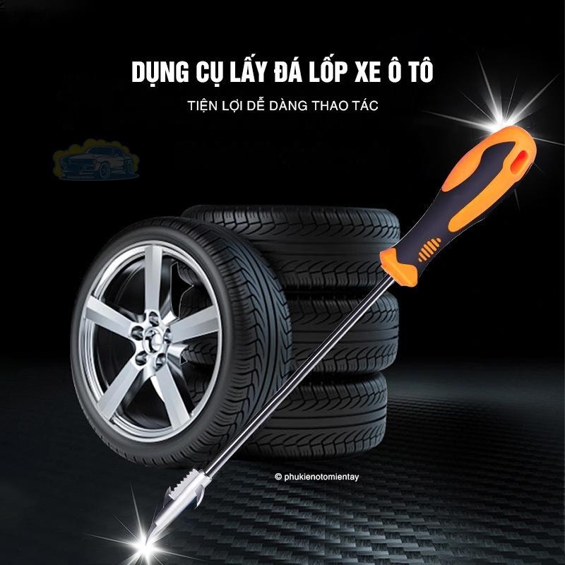 Dụng Cụ Lấy Đá Trên Lốp Xe Ô Tô Đa Năng, Kèm Tua Vít, Tiện Lợi Dễ Sử Dụng 2