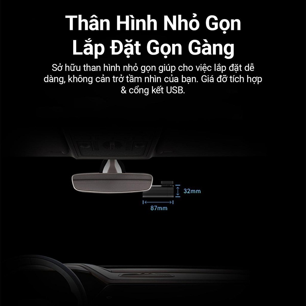 Camera Hành Trình DDPai Mini Pro UHD 1296P Phiên Bản Quốc Tế Chính Hãng Bảo Hành 12 Tháng 5