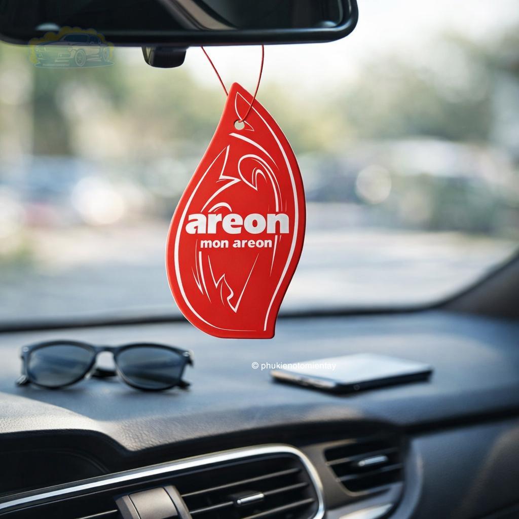 Areon Combo 10 Cái Lá Thơm Treo Xe Ô Tô Hương Táo Quế Khử Mùi Tốt Trang Trí Nội Thất Xe Hơi Nhập Khẩu Chính Hãng 4