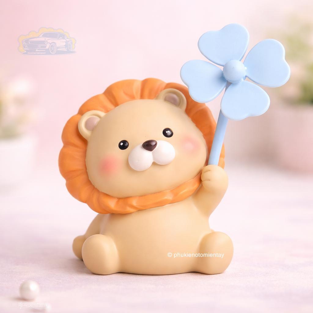 Combo 2 Sư Tử Chong Chóng Gắn Xe Máy Đồ Chơi Trang Trí Bàn Làm Việc Văn Phòng Siêu Dễ Thương Chất Liệu Nhựa Cao Cấp 3