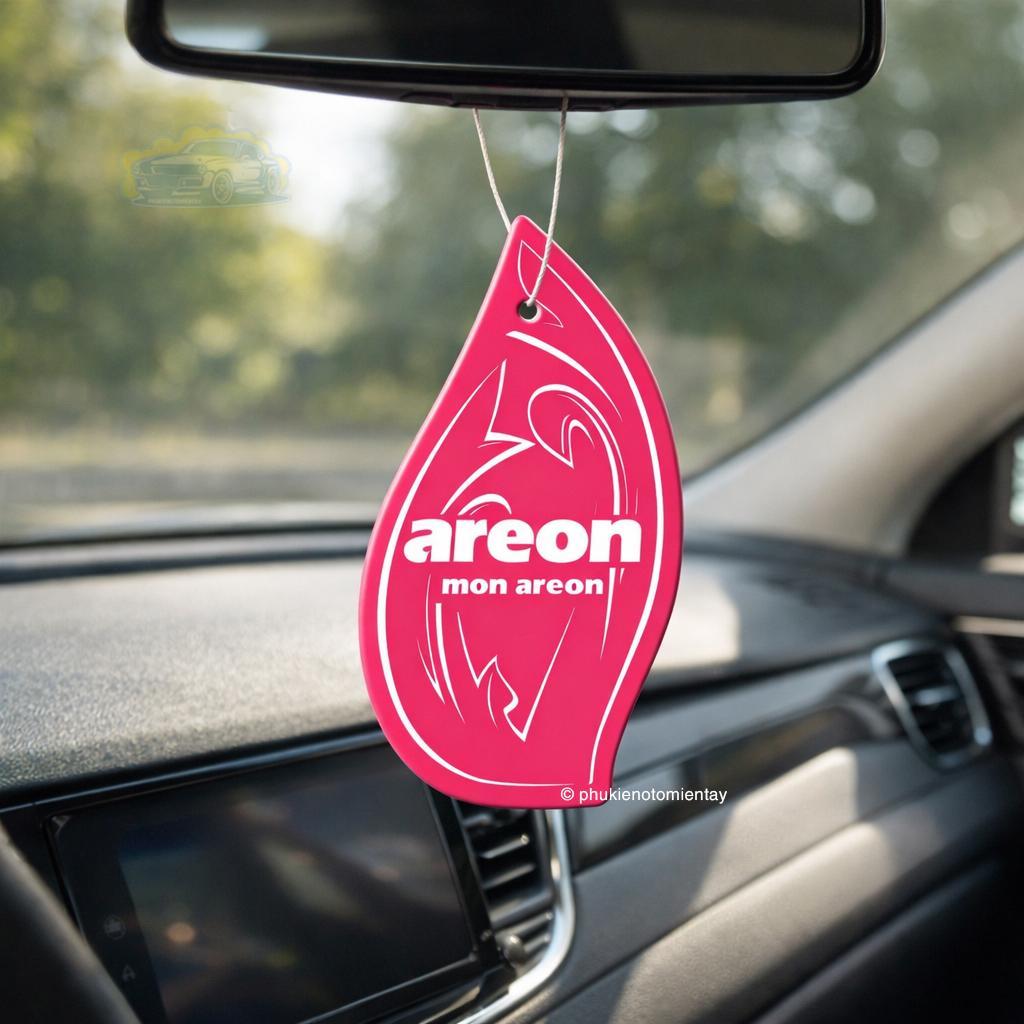 Areon Combo 10 Cái Lá Thơm Treo Xe Ô Tô Hương Dưa Hấu Khử Mùi Tốt Trang Trí Nội Thất Xe Hơi Nhập Khẩu Chính Hãng 5