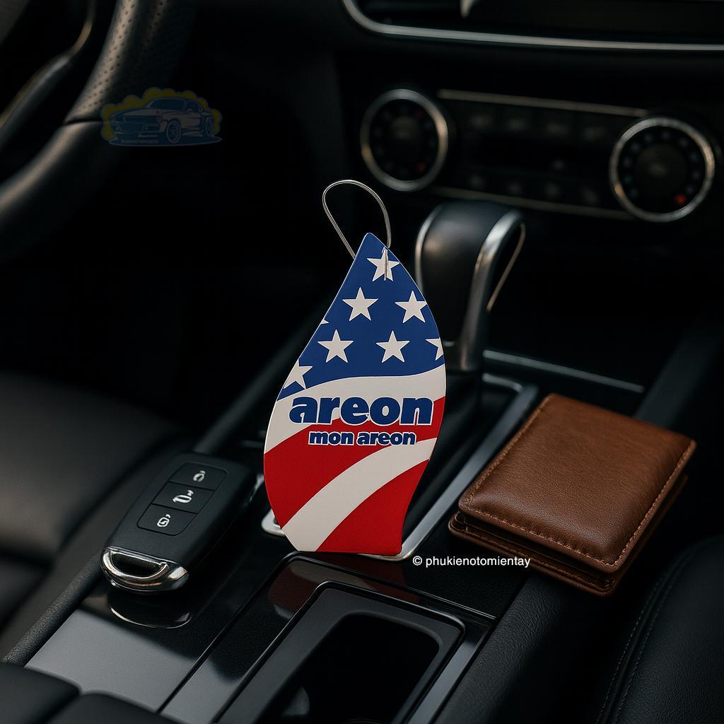 Areon Combo 10 Cái Lá Thơm Treo Xe Ô Tô Hương America DreamKhử Mùi Tốt Trang Trí Nội Thất Xe Hơi Nhập Khẩu Chính Hãng 2