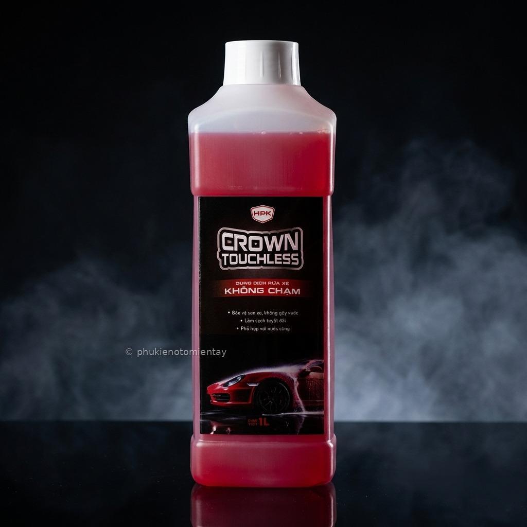 Dung Dịch Rửa Xe Không Chạm CROWN TOUCHLESS 1L - Sạch Bóng Như Gara, Bảo Vệ Sơn Xe Tối Ưu, Tiết Kiệm Thời Gian 2