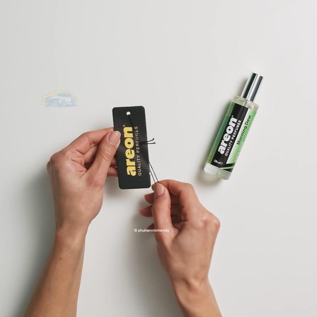 AREON Nước Hoa Ô Tô AREON Nhập Khẩu Bulgaria Hương Cà Phê Dạng Xịt 35ml Thơm Nhanh Khử Mùi Xe Hơi Chính Hãng 100% 3