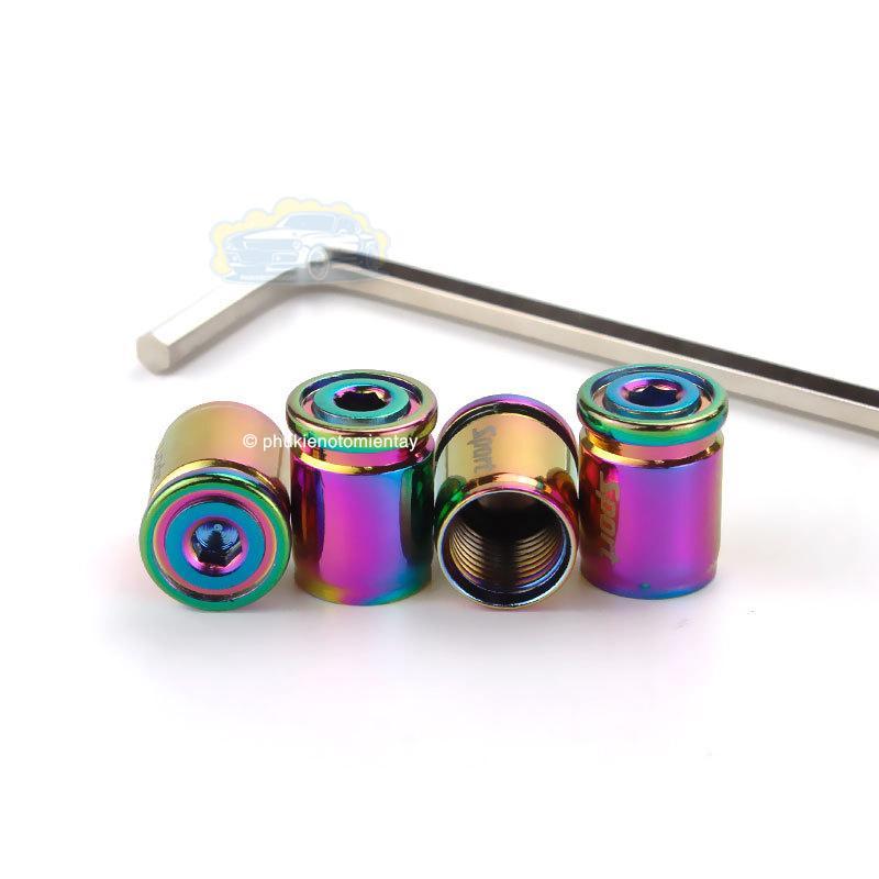 Nắp Chụp Van Lốp SPORT Chống Trộm – Kim Loại Cao Cấp 5