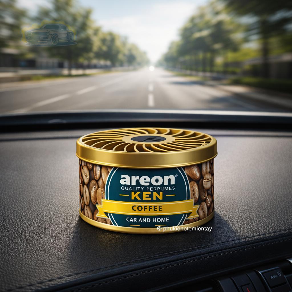 Combo 3 Sáp Thơm Areon Hương Cà Phê Tự Nhiên Khử Mùi Xe Hơi Nhập Khẩu Chính Hãng 5