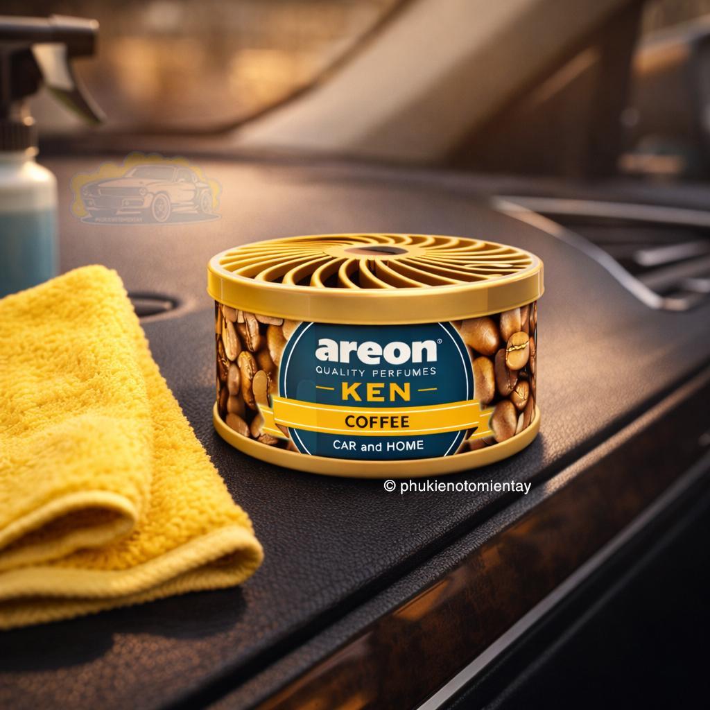Combo 3 Sáp Thơm Areon Hương Cà Phê Tự Nhiên Khử Mùi Xe Hơi Nhập Khẩu Chính Hãng 4