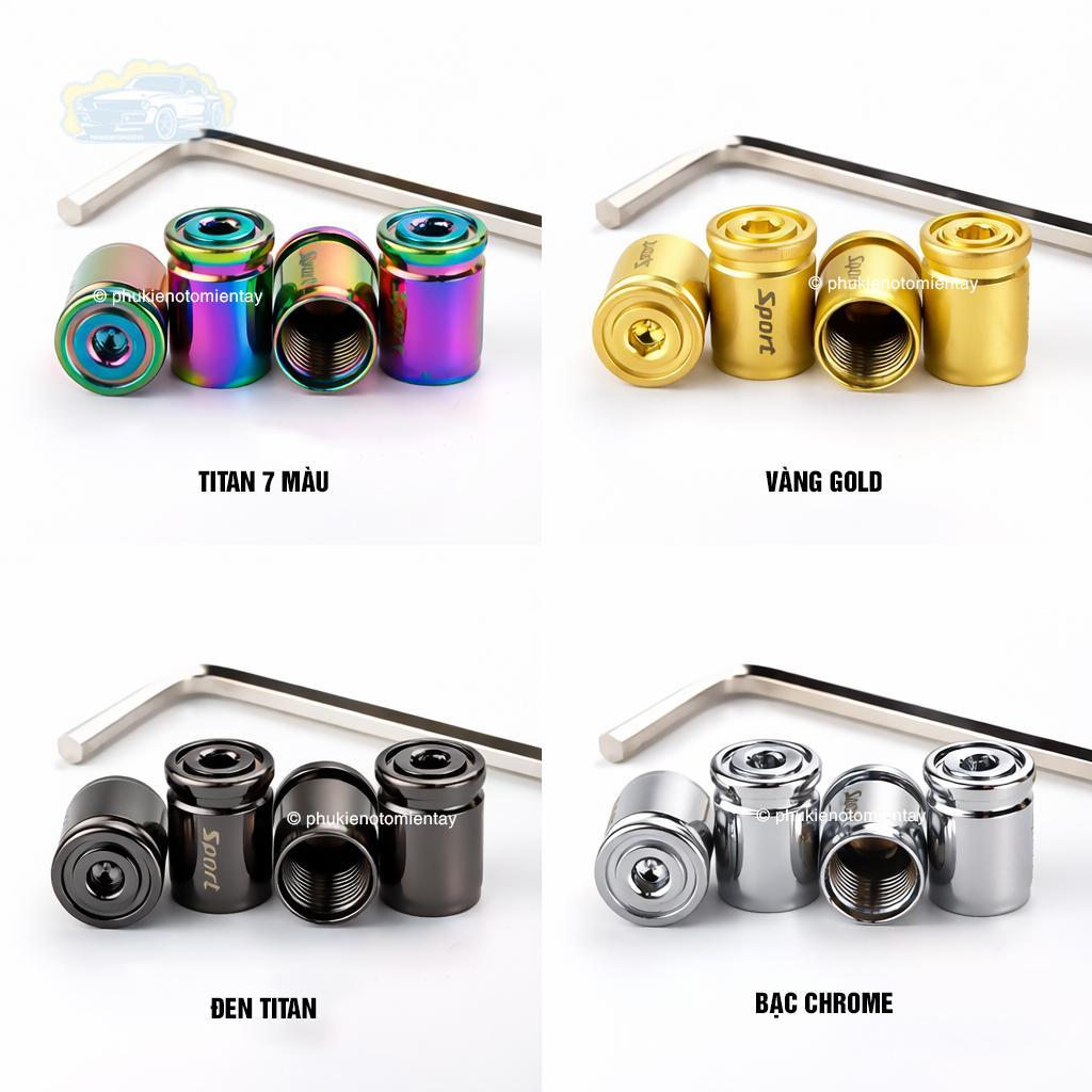 Nắp Chụp Van Lốp SPORT Chống Trộm – Kim Loại Cao Cấp 3