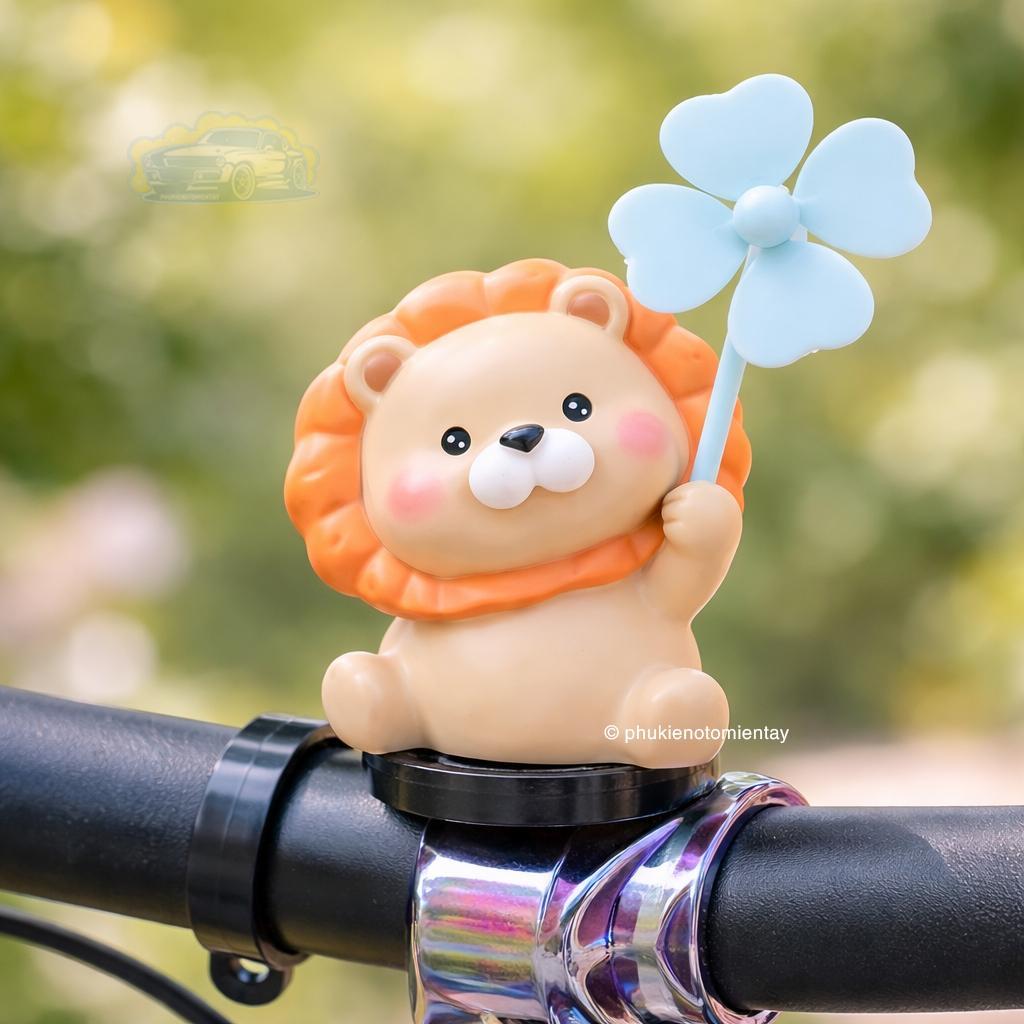 Sư Tử Chong Chóng Gắn Xe Máy Đồ Chơi Trang Trí Bàn Làm Việc Văn Phòng Siêu Dễ Thương Chất Liệu Nhựa Cao Cấp 2