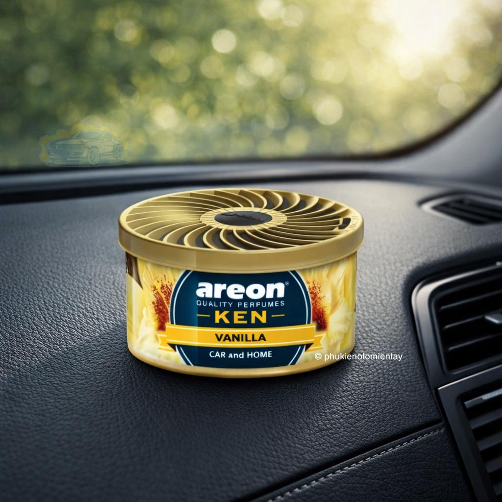 Combo 2 Sáp Thơm Areon Hương Vanilla Tự Nhiên Khử Mùi Xe Hơi Nhập Khẩu Chính Hãng 4