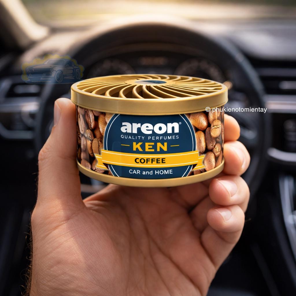 Combo 3 Sáp Thơm Areon Hương Cà Phê Tự Nhiên Khử Mùi Xe Hơi Nhập Khẩu Chính Hãng 3