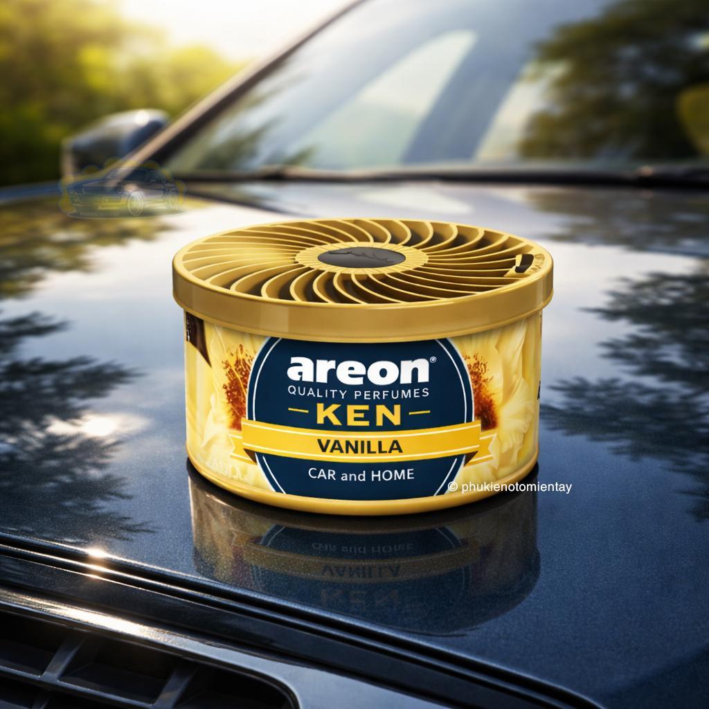 Combo 3 Sáp Thơm Areon Hương Vanilla Tự Nhiên Khử Mùi Xe Hơi Nhập Khẩu Chính Hãng 3