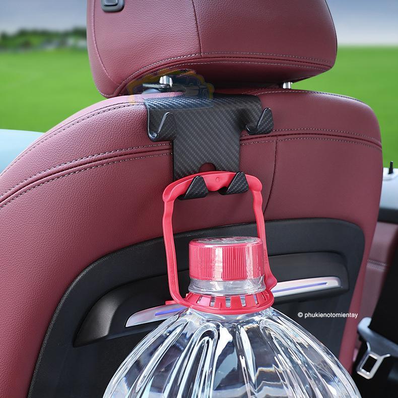 Combo 2 Móc Treo Đồ Sau Ghế Ô Tô Xe Hơi & Giá Đỡ Điện Thoại Di Động Đa Năng Tiện Ích Tối Ưu Không Gian Tiện Lợi 4