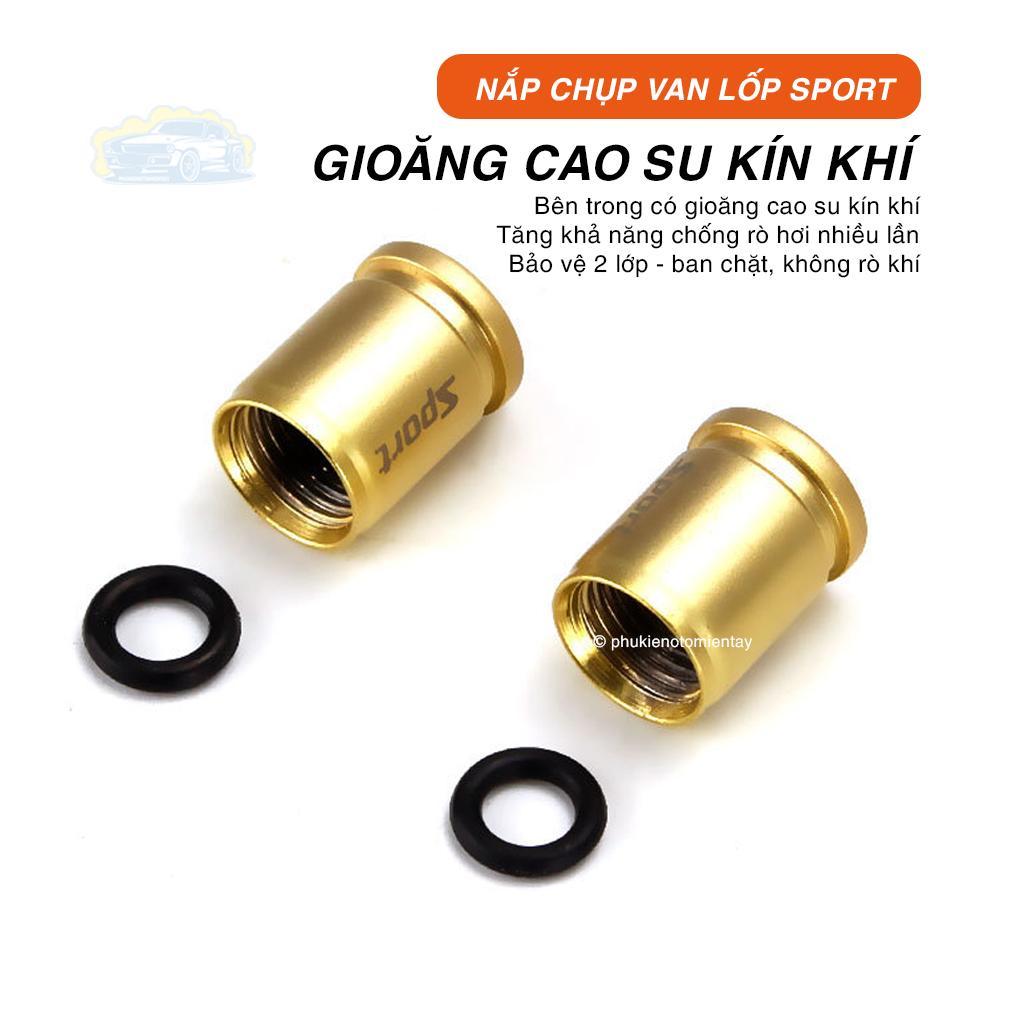 Nắp Chụp Van Lốp SPORT Chống Trộm – Kim Loại Cao Cấp 2