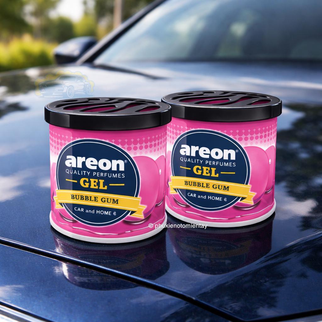 Combo 2 Sáp Thơm Areon GEL Hương Kẹo Gum Tự Nhiên Khử Mùi Xe Hơi Nhập Khẩu Chính Hãng 3