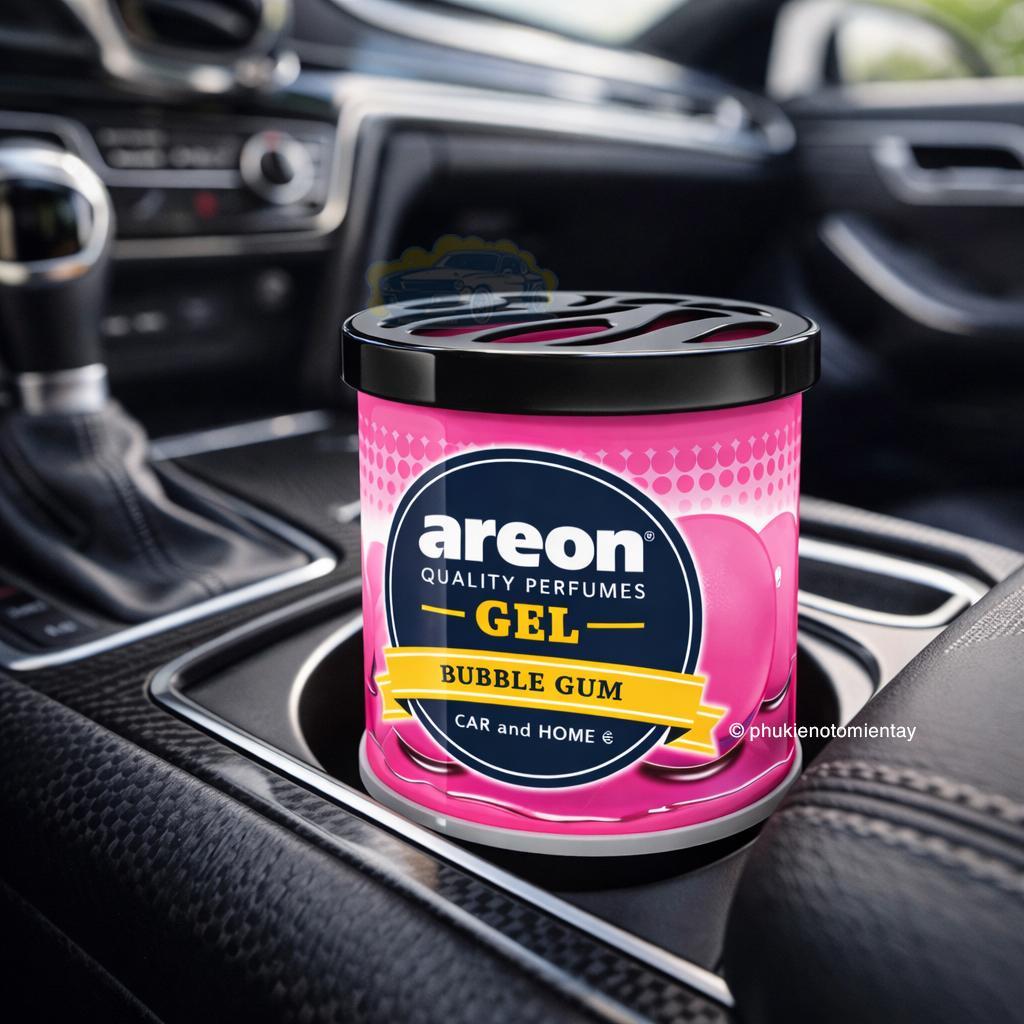 Combo 2 Sáp Thơm Areon GEL Hương Kẹo Gum Tự Nhiên Khử Mùi Xe Hơi Nhập Khẩu Chính Hãng 4