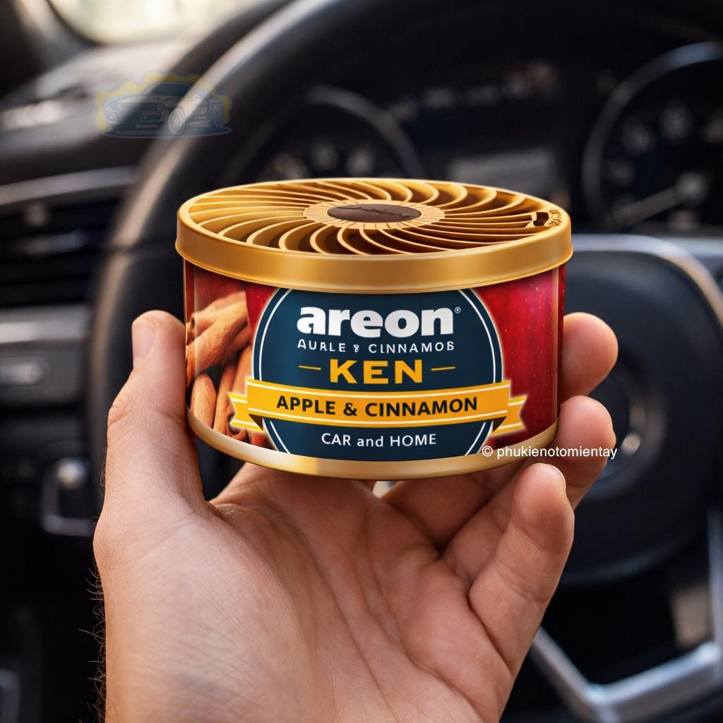 Combo 3 Sáp Thơm Areon Hương Táo Quế Tự Nhiên Khử Mùi Xe Hơi Nhập Khẩu Chính Hãng 5