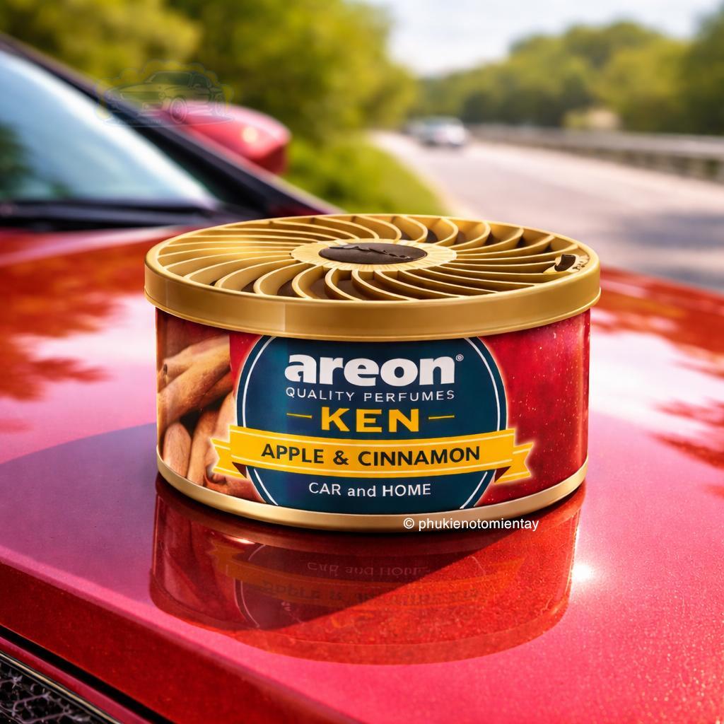 Combo 3 Sáp Thơm Areon Hương Táo Quế Tự Nhiên Khử Mùi Xe Hơi Nhập Khẩu Chính Hãng 4