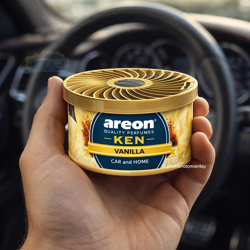 Combo 3 Sáp Thơm Areon Hương Vanilla Tự Nhiên Khử Mùi Xe Hơi Nhập Khẩu Chính Hãng 5