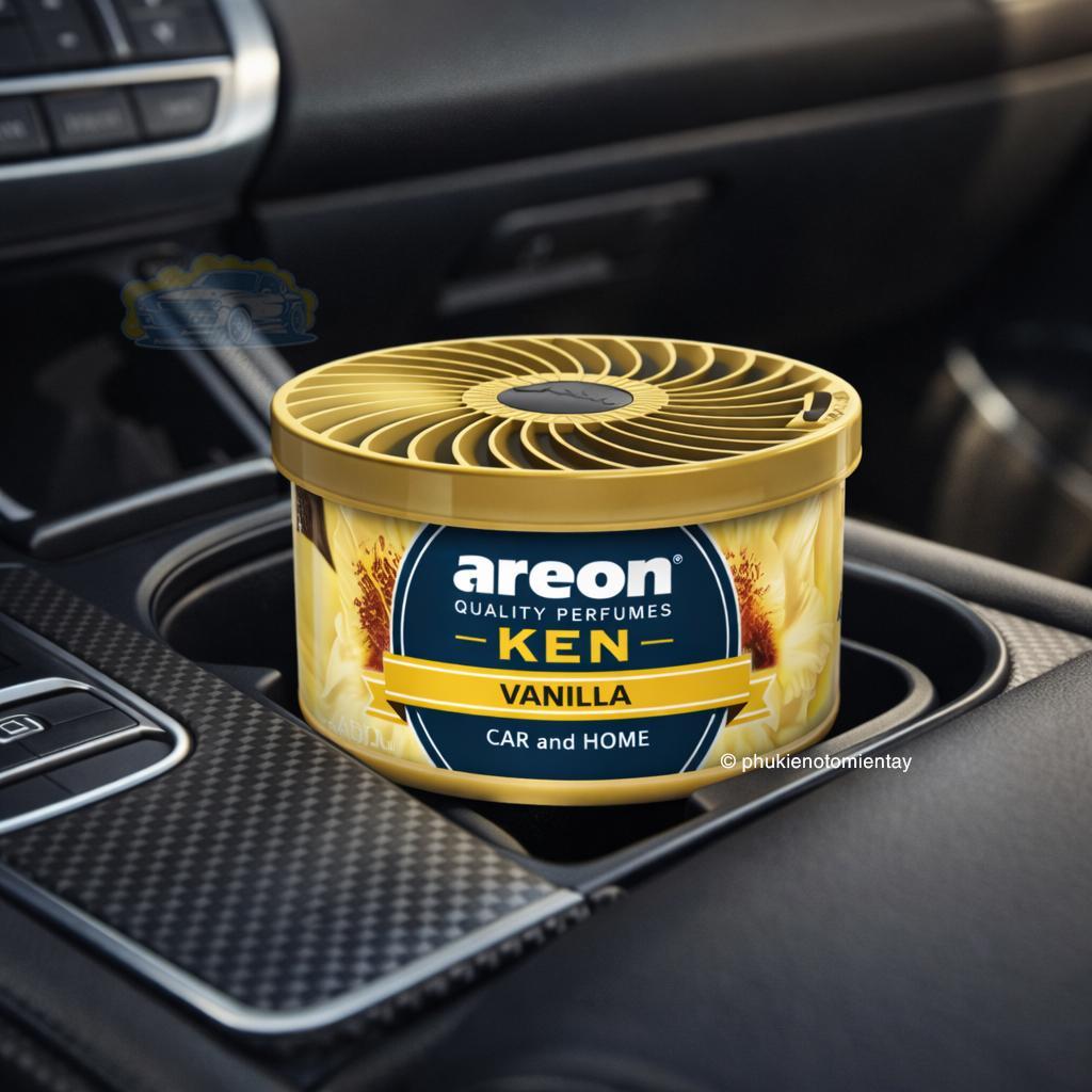 Combo 3 Sáp Thơm Areon Hương Vanilla Tự Nhiên Khử Mùi Xe Hơi Nhập Khẩu Chính Hãng 4