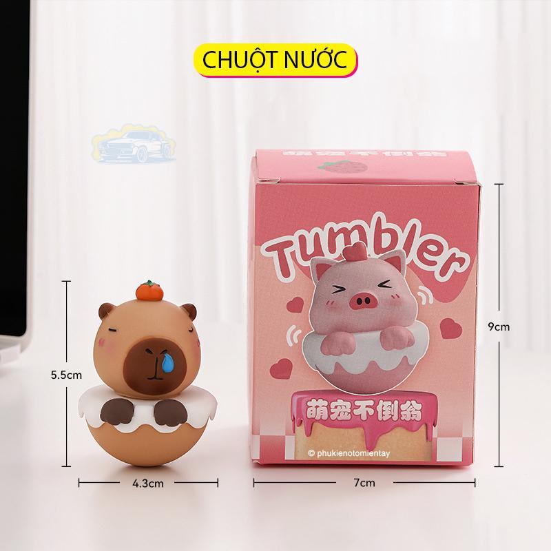 Trang Trí Bàn Làm Việc Hoạt Hình Con Lật Đật Dễ Thương Chuyển Động 4