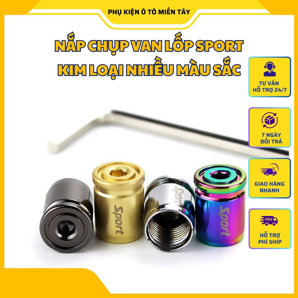 Nắp Chụp Van Lốp SPORT Chống Trộm – Kim Loại Cao Cấp