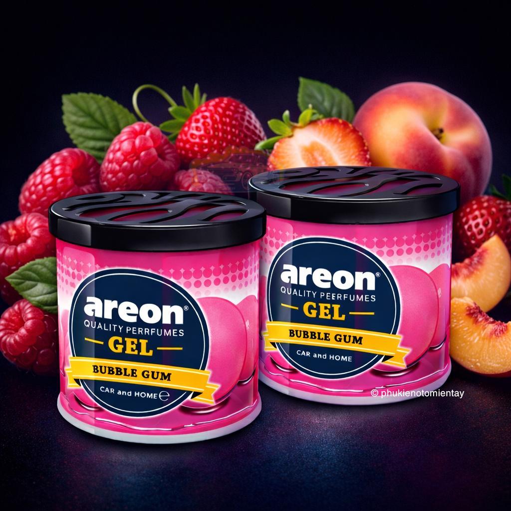 Combo 3 Sáp Thơm Areon GEL Hương Kẹo Gum Tự Nhiên Khử Mùi Xe Hơi Nhập Khẩu Chính Hãng 5