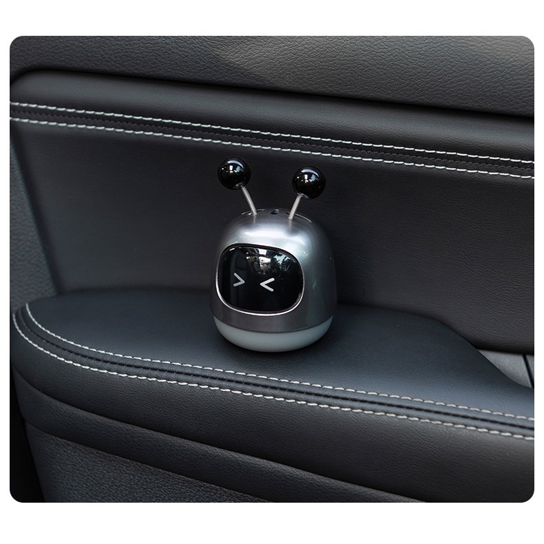 Sáp thơm ô tô, trang trí táp lô, khử mùi ô tô, hương thơm xe hơi, mô hình robot chuyển động dễ thương 4