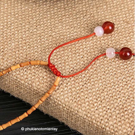 Dây Treo Trang Trí Ô tô Bông Sen May Mắn, Bằng Gỗ Chạm Khắc Thủ Công, Khánh Treo Xe Hơi Ô tô Phong Thủy 4