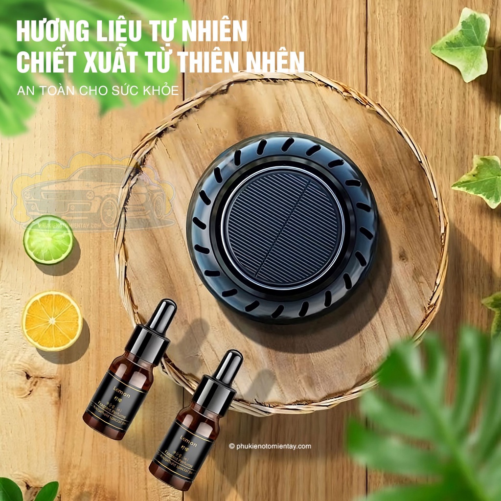 Nước Hoa Ô Tô Năng Lượng Mặt Trời Mô Hình UFO, Khuếch Tán Hương Thơm, Khử Mùi Ô Tô 4