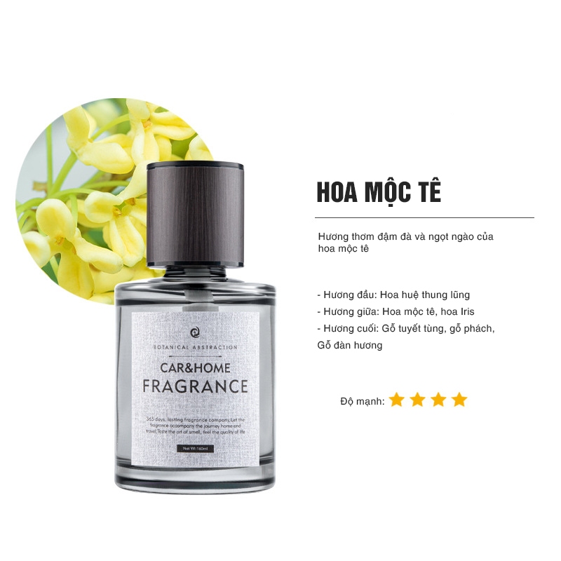 Nước Hoa Ô Tô Cao Cấp, Chuyên Dùng Cho Xe Hơi, Ô TÔ Khử Mùi Trang Trí Ô tô Chai Lớn 160ml 5
