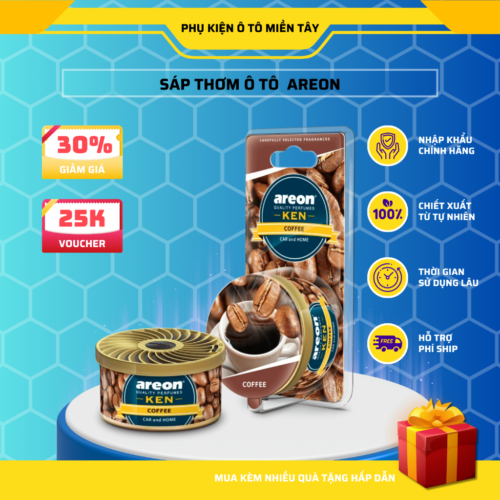 Sáp Thơm Ô Tô AREON - Khử Mùi Xe Hơi Cao Cấp Nhập Khẩu Bulgaria
