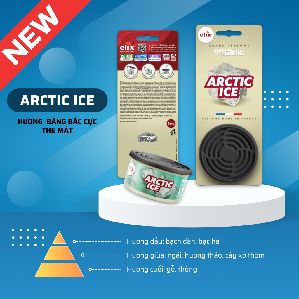 Sáp Thơm Ô Tô ELIX ORGANIC - Khử Mùi Xe Hơi Cao Cấp Nhập Khẩu Ba Lan 5