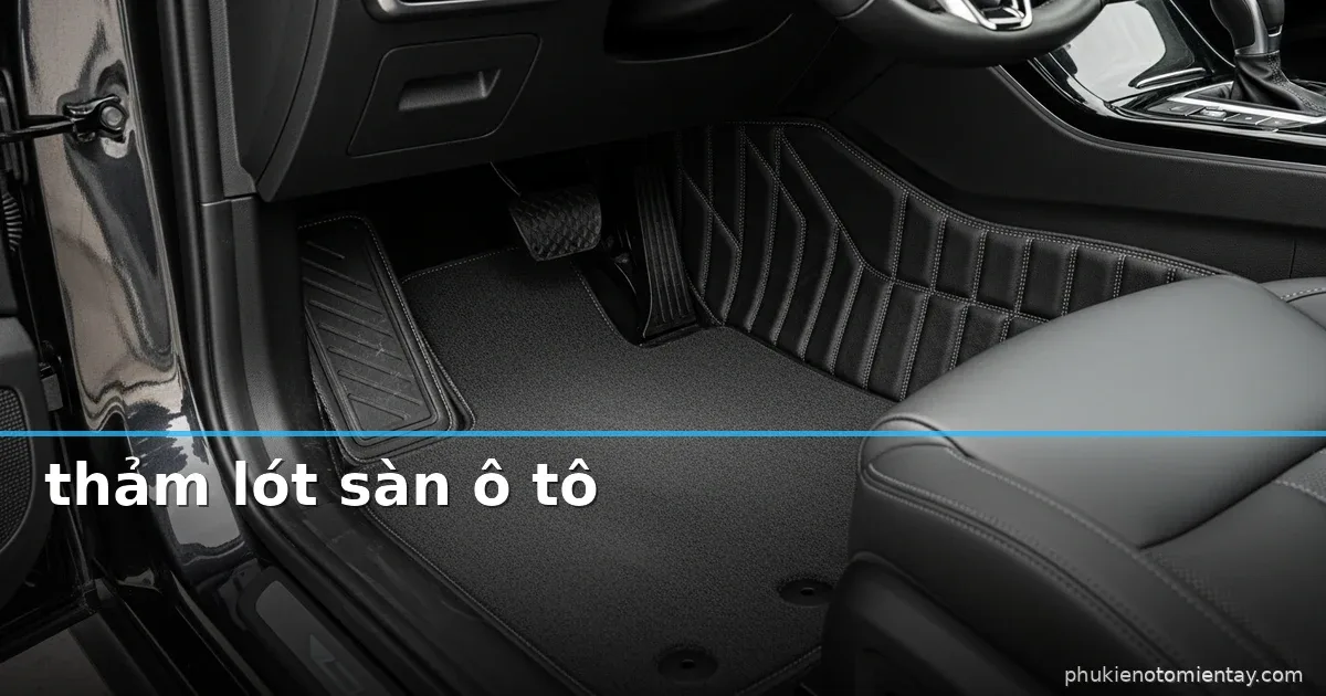 Thảm lót sàn: nên chọn 5D, 6D hay cao su đúc?