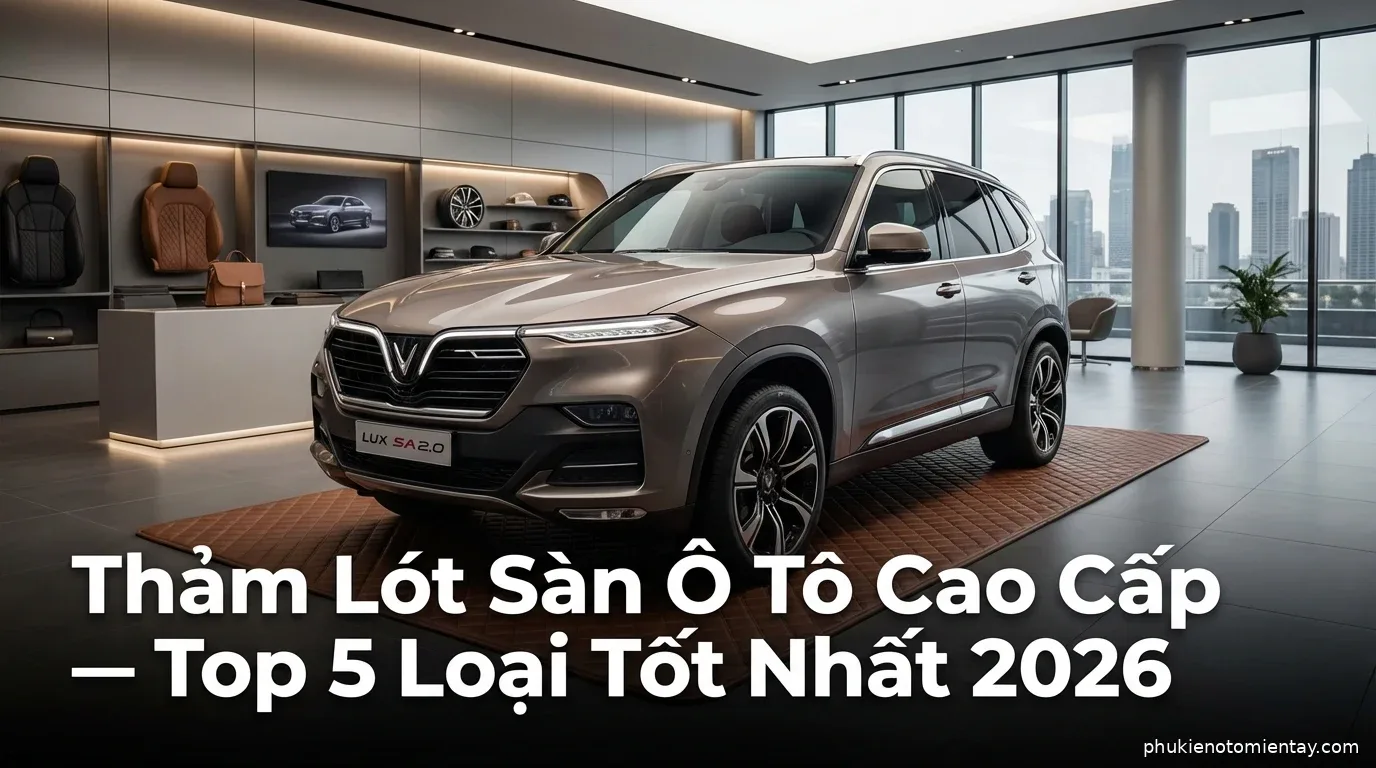 Top 5 Thảm Lót Sàn Ô Tô Cao Cấp Đáng Mua Nhất 2026